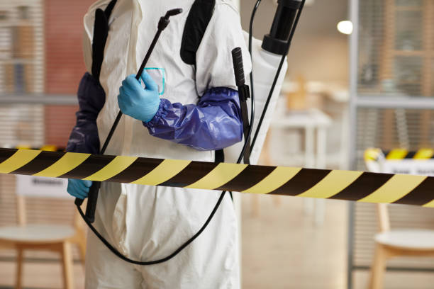 Professional Biohazard Cleanup technician working in Montrose, PA